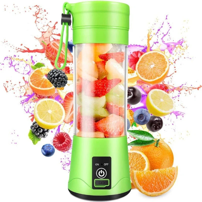 Mini Liquidificador Portátil Usb Juice Shake 6 Lâminas