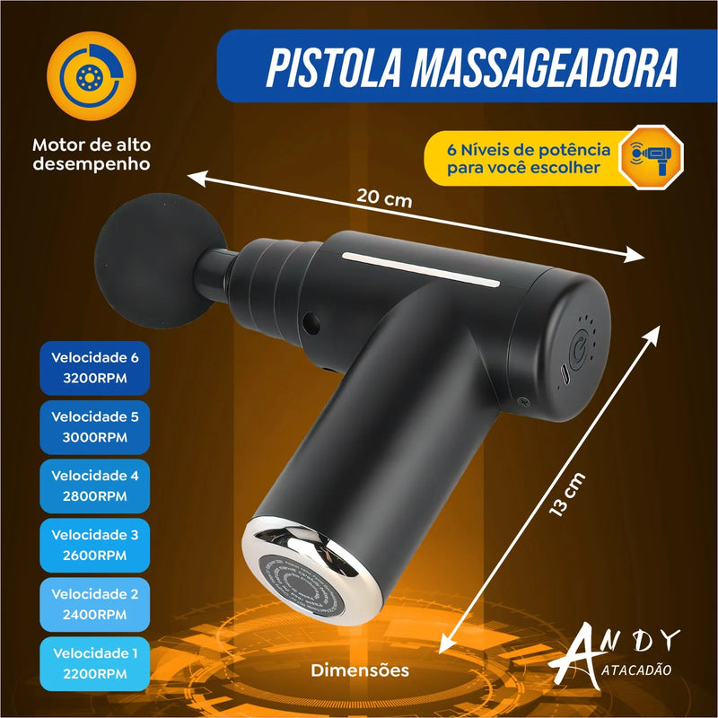 Mini Pistola De Massagem