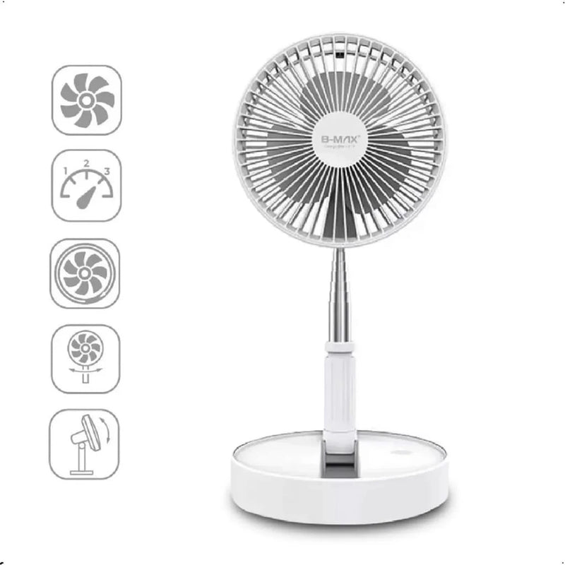 Ventilador Recarregável Silencioso